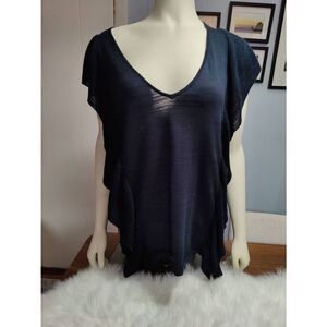 Label + Thread Cotton/Silk Blend Blouse NWT